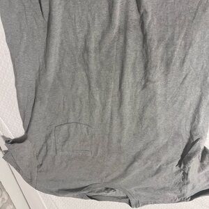 Hanes Men's Gray Short Sleeve Pocket Tee